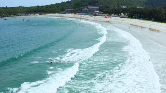 海浪 大海 海边 海水风景 深圳东涌海边