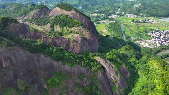 4K江西汉仙岩风景区航拍21