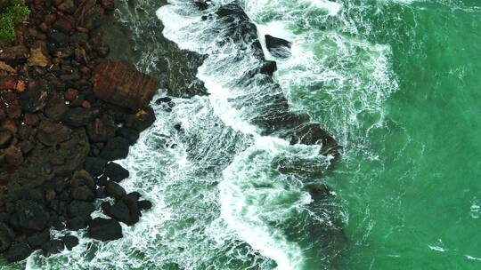广西北海涠洲岛航拍视频素材模板下载
