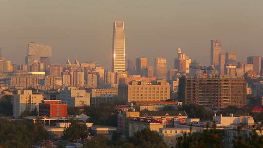 中国尊北京城市全景