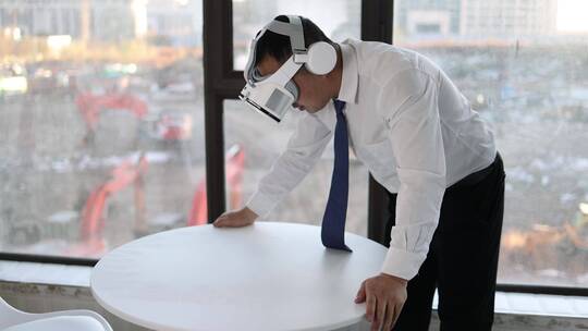 VR体验虚拟现实视频素材模板下载