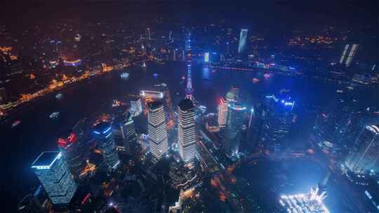 航拍北京上海广州城市夜景旅游宣传片