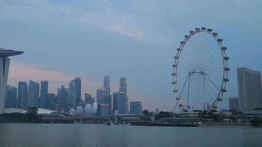 新加坡摩天轮视频素材模板下载