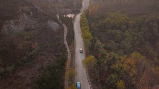河北 石家庄 井陉县 道路 交通 秋天