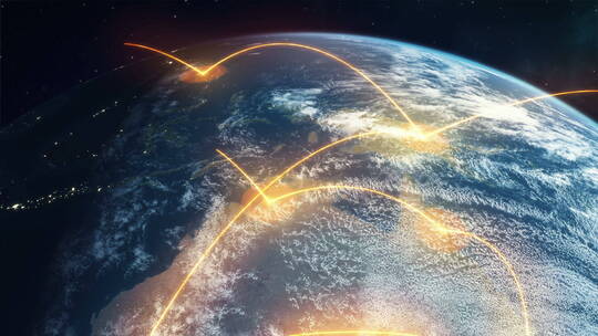 全球连线科技互联网全球化信息技术未来视频素材模板下载