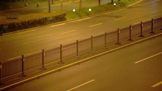 夜景城市隧道车流快速路道路行驶交通