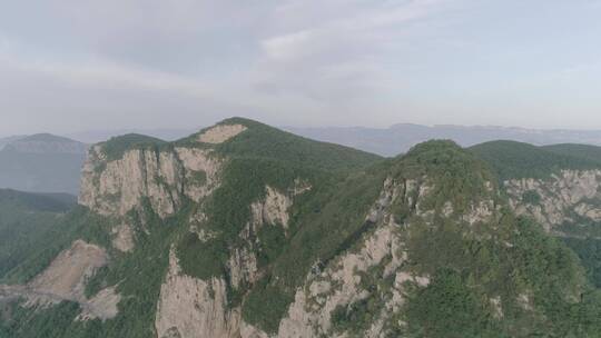 航拍山西旅游胜地太行山脉60帧原素材