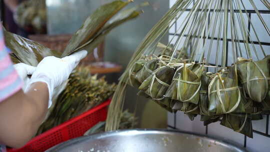 端午节包粽子活动美食传统节日特色食物