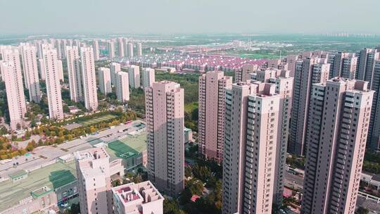 城市 住宅区 高楼 小区 高层