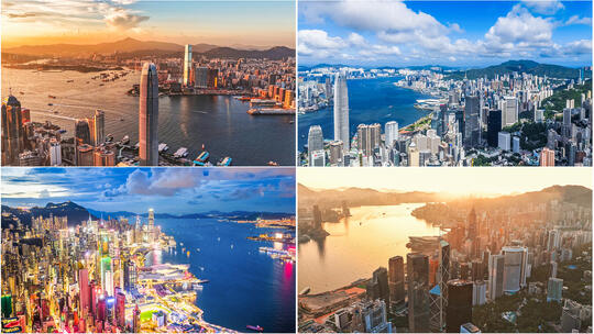 香港航拍延时宣传片合集