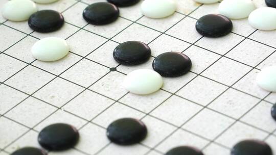 下黑白子围棋