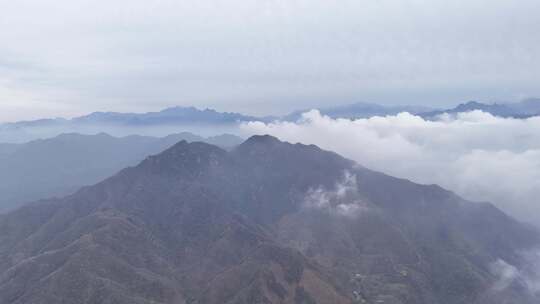 秦岭山脉秋季风景云海