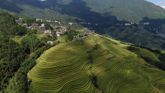 桂林龙胜梯田航拍04