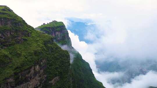 云南昭通大山包景区航拍