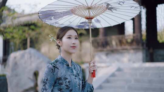 古风 古装 新中式美女 旗袍