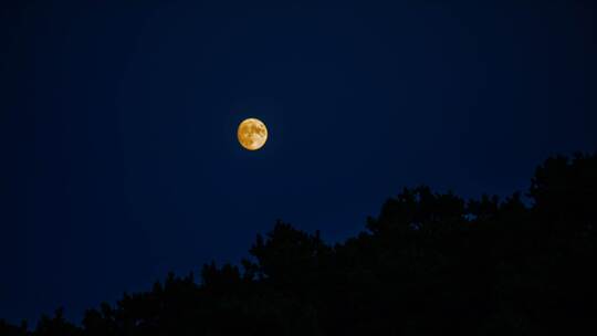 6K月亮延时 月亮升起 夜晚月亮云