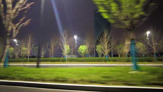 城市马路夜景视频素材