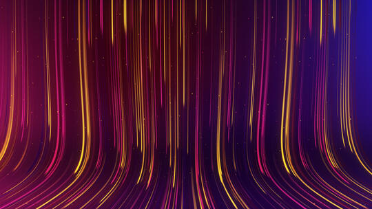 粒子运动线条银幕动态特效背景4KAE工程