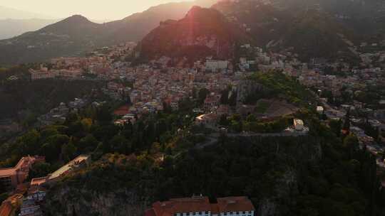 Taormina，西西里岛，意大利，城镇