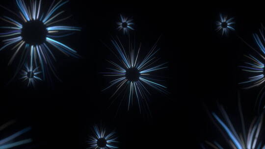 黑色背景抽象发光星球未来网络科技动态视频