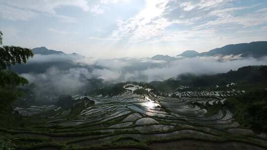 云和梯田日出云海