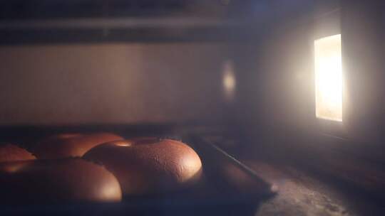 烘培-烤箱红豆包2视频素材模板下载