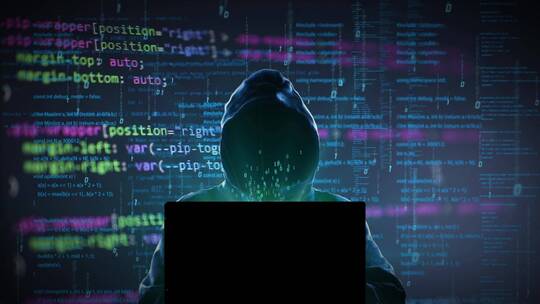 黑客发动网络战争窃取数据视频素材模板下载