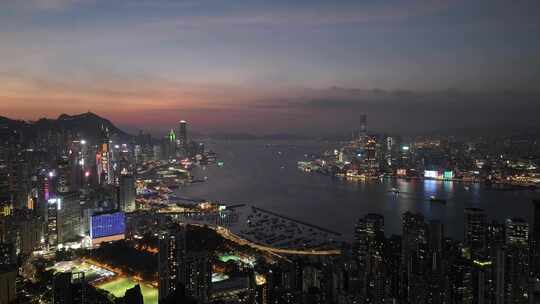 香港夜景航拍