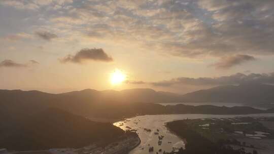 三亚海棠区后海村航拍