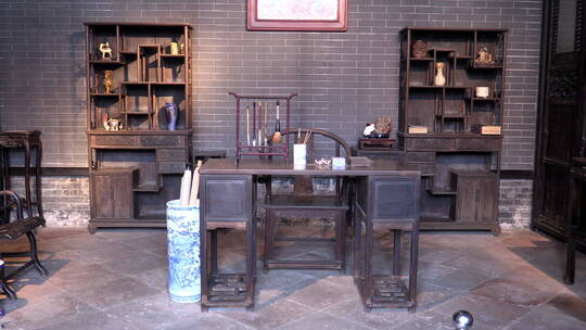 中国式传统书房家具