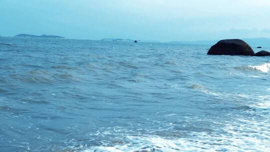 唯美大海海水海浪翻滚实拍视频素材