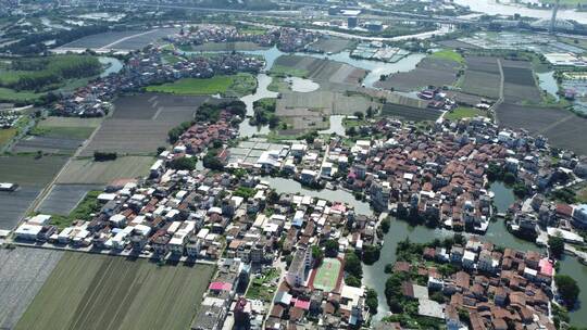 航拍莆田涵江4K实拍视频