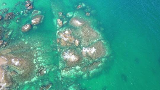 海南 文昌 淇水湾 礁石 海滩 航拍