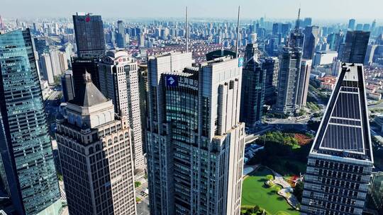上海航拍空镜视频素材模板下载