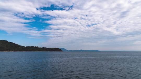 4k延时深圳盐田大海