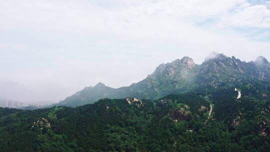 青岛浮山云海4k航拍