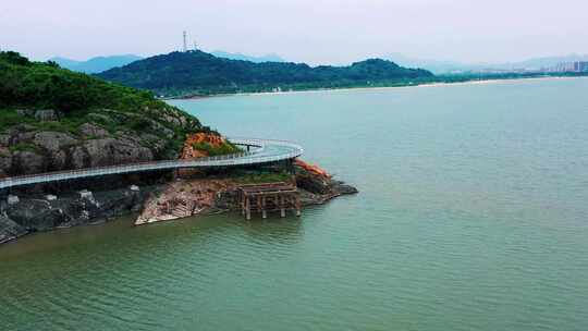 浙江临海头门港白沙湾海滨公园