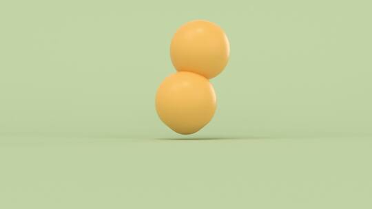 创意弹性球体 3D渲染