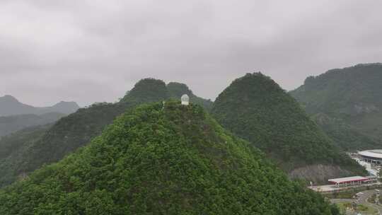 贵州平塘大桥天文望远镜航拍