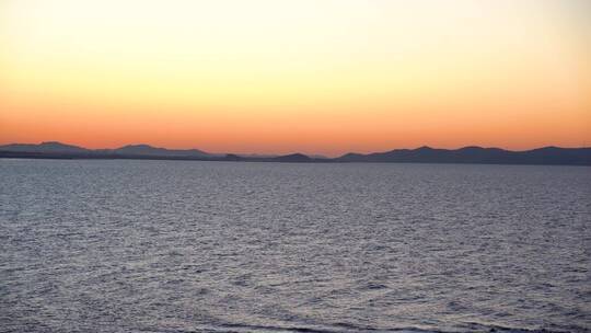 海岸 黄昏 日落 海边