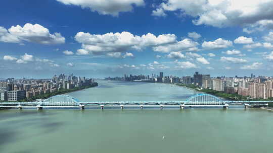 杭州复兴大桥视频素材模板下载