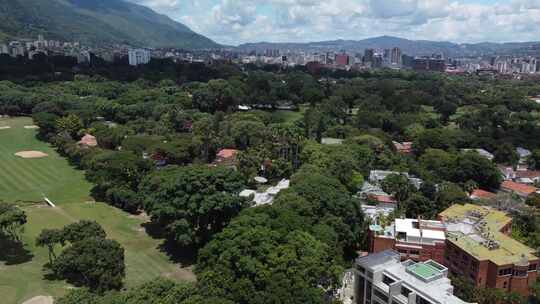 委内瑞拉加拉加斯乡村俱乐部的鸟瞰图