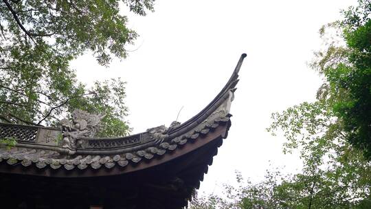 杭州飞来峰永福寺禅院风景