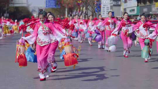 陕北秧歌  榆林  陕西  秧歌  佳县  大秧歌