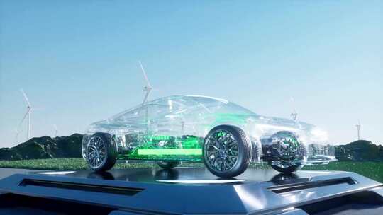 新能源电车无人驾驶快充加速漂移