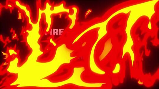 卡通有趣火焰动画片场AE模板AE视频素材教程下载