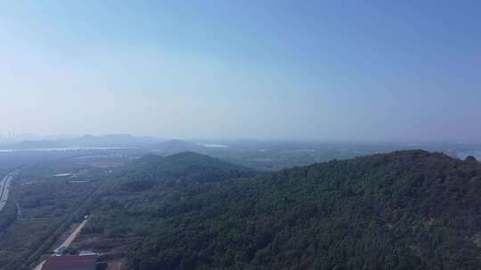 洪山区白浒山航拍