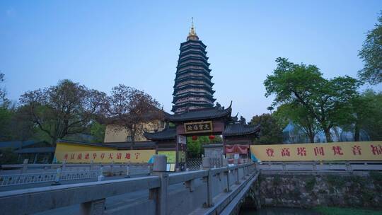 天宁禅寺-日转夜延时