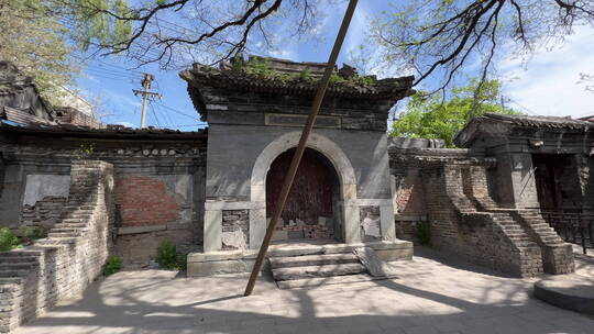 北京室内遗存的旧寺庙遗址