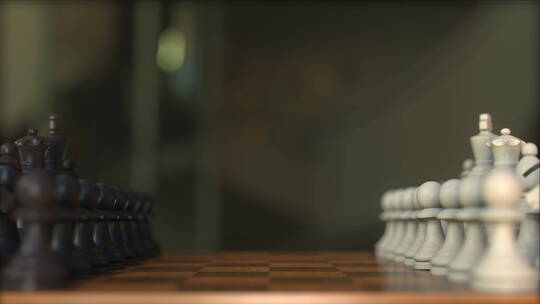 国际象棋游戏视频素材模板下载